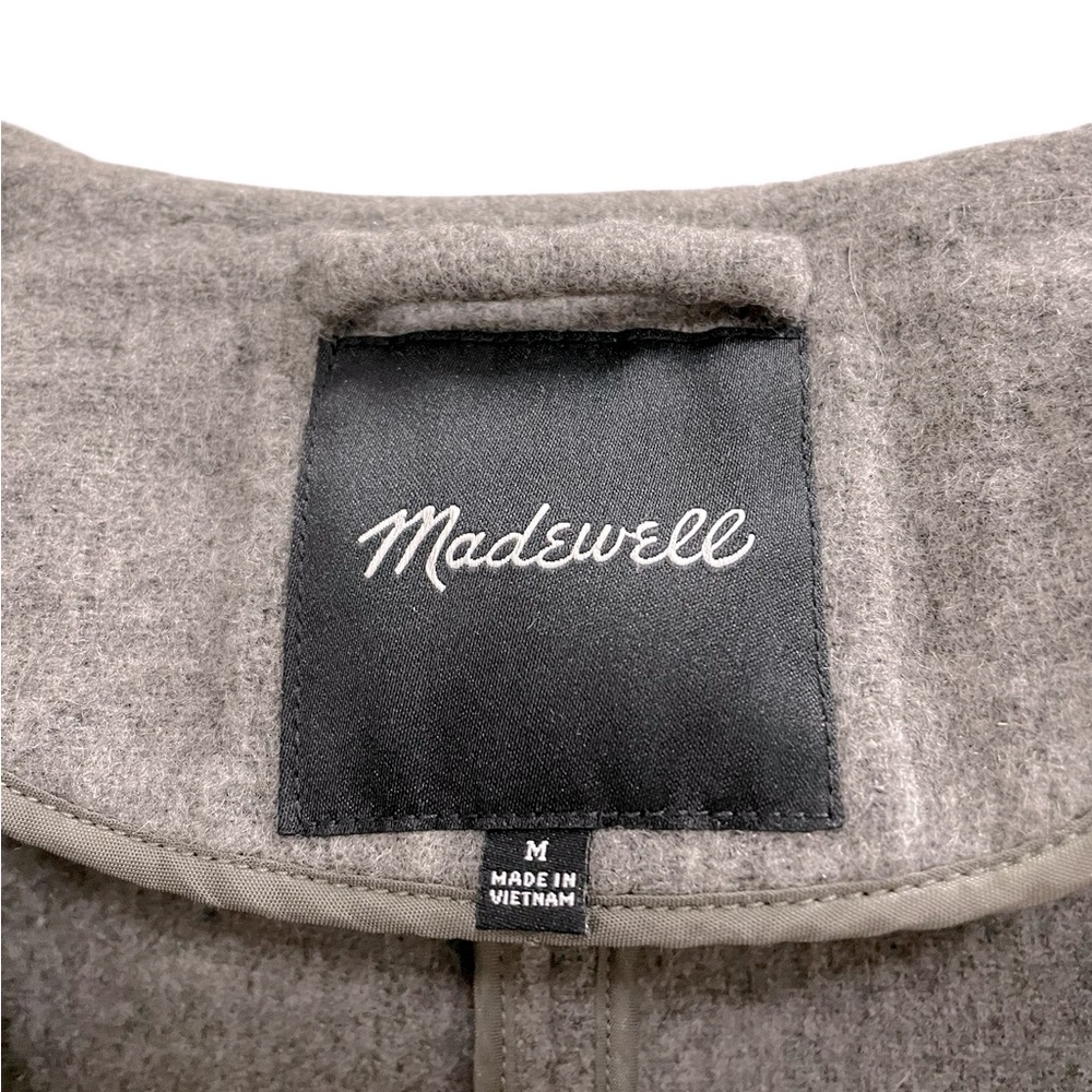 Gray Wool-Blend Boyfriend Blazer Jacket - Women - Picture 9 of 10